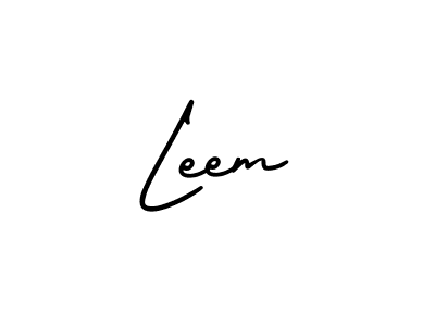 How to make Leem signature? AmerikaSignatureDemo-Regular is a professional autograph style. Create handwritten signature for Leem name. Leem signature style 3 images and pictures png