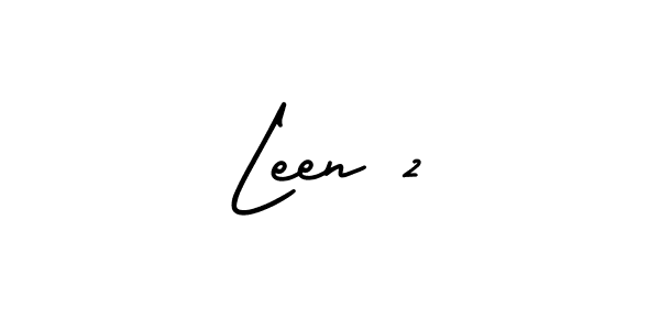 Also we have Leen 2 name is the best signature style. Create professional handwritten signature collection using AmerikaSignatureDemo-Regular autograph style. Leen 2 signature style 3 images and pictures png