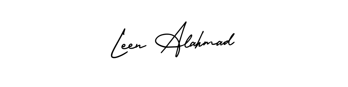 if you are searching for the best signature style for your name Leen Alahmad. so please give up your signature search. here we have designed multiple signature styles  using AmerikaSignatureDemo-Regular. Leen Alahmad signature style 3 images and pictures png