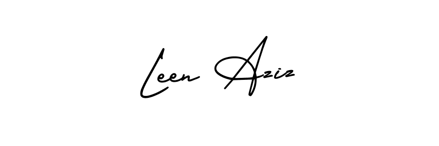 Once you've used our free online signature maker to create your best signature AmerikaSignatureDemo-Regular style, it's time to enjoy all of the benefits that Leen Aziz name signing documents. Leen Aziz signature style 3 images and pictures png