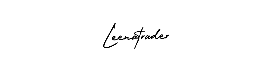 How to make Leenatrader signature? AmerikaSignatureDemo-Regular is a professional autograph style. Create handwritten signature for Leenatrader name. Leenatrader signature style 3 images and pictures png