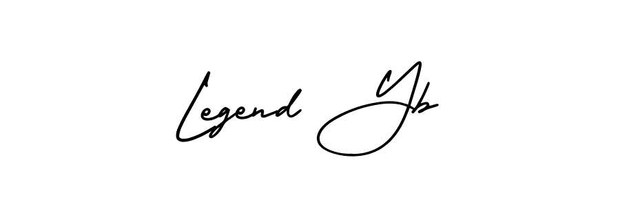 How to make Legend Yb signature? AmerikaSignatureDemo-Regular is a professional autograph style. Create handwritten signature for Legend Yb name. Legend Yb signature style 3 images and pictures png