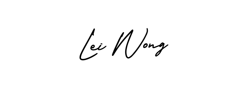 Best and Professional Signature Style for Lei Wong. AmerikaSignatureDemo-Regular Best Signature Style Collection. Lei Wong signature style 3 images and pictures png