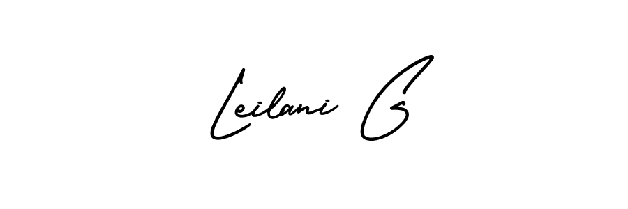 Best and Professional Signature Style for Leilani G. AmerikaSignatureDemo-Regular Best Signature Style Collection. Leilani G signature style 3 images and pictures png
