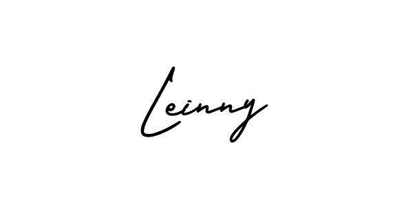 if you are searching for the best signature style for your name Leinny. so please give up your signature search. here we have designed multiple signature styles  using AmerikaSignatureDemo-Regular. Leinny signature style 3 images and pictures png
