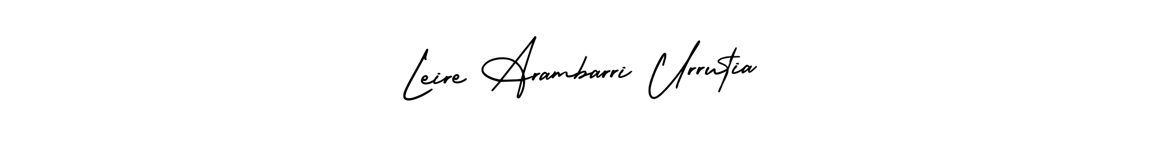 It looks lik you need a new signature style for name Leire Arambarri Urrutia. Design unique handwritten (AmerikaSignatureDemo-Regular) signature with our free signature maker in just a few clicks. Leire Arambarri Urrutia signature style 3 images and pictures png