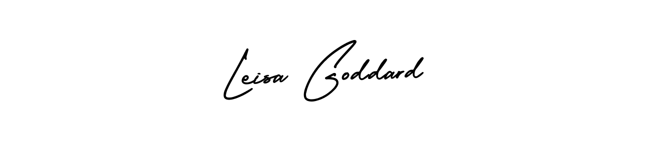 How to make Leisa Goddard name signature. Use AmerikaSignatureDemo-Regular style for creating short signs online. This is the latest handwritten sign. Leisa Goddard signature style 3 images and pictures png