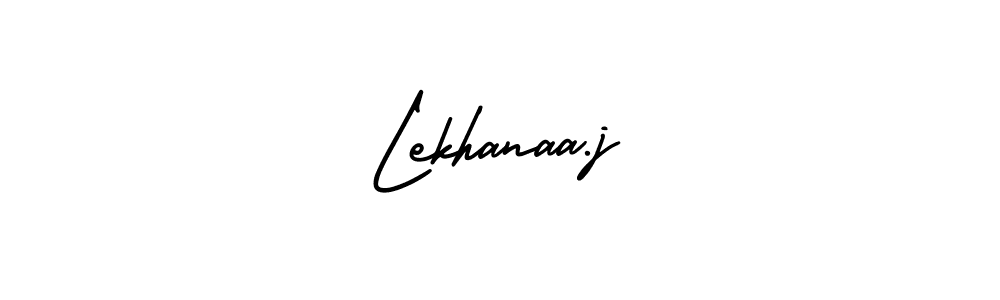 It looks lik you need a new signature style for name Lekhanaa.j. Design unique handwritten (AmerikaSignatureDemo-Regular) signature with our free signature maker in just a few clicks. Lekhanaa.j signature style 3 images and pictures png