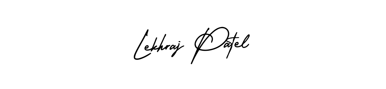 The best way (AmerikaSignatureDemo-Regular) to make a short signature is to pick only two or three words in your name. The name Lekhraj Patel include a total of six letters. For converting this name. Lekhraj Patel signature style 3 images and pictures png