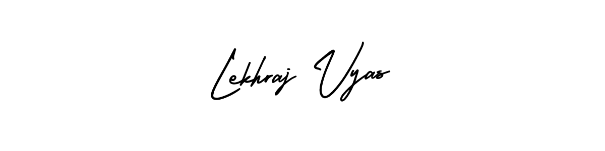 Lekhraj Vyas stylish signature style. Best Handwritten Sign (AmerikaSignatureDemo-Regular) for my name. Handwritten Signature Collection Ideas for my name Lekhraj Vyas. Lekhraj Vyas signature style 3 images and pictures png