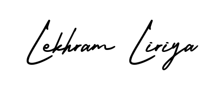 Get inspired by this graceful AmerikaSignatureDemo-Regular signature style for name Lekhram Liriya. Smooth loops and balanced proportions for everyday use. Lekhram Liriya signature style 3 images and pictures png