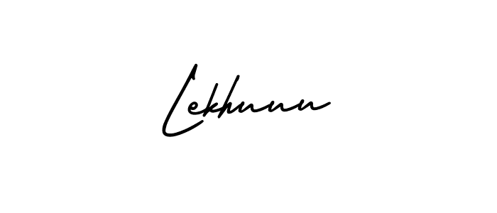 Create a beautiful signature design for name Lekhuuu. With this signature (AmerikaSignatureDemo-Regular) fonts, you can make a handwritten signature for free. Lekhuuu signature style 3 images and pictures png