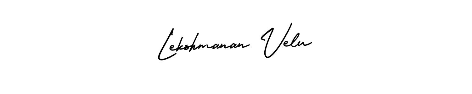 Use a signature maker to create a handwritten signature online. With this signature software, you can design (AmerikaSignatureDemo-Regular) your own signature for name Lekshmanan Velu. Lekshmanan Velu signature style 3 images and pictures png