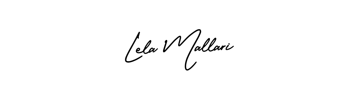 It looks lik you need a new signature style for name Lela Mallari. Design unique handwritten (AmerikaSignatureDemo-Regular) signature with our free signature maker in just a few clicks. Lela Mallari signature style 3 images and pictures png