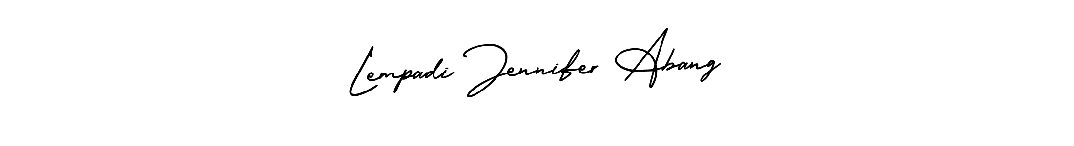 Design your own signature with our free online signature maker. With this signature software, you can create a handwritten (AmerikaSignatureDemo-Regular) signature for name Lempadi Jennifer Abang. Lempadi Jennifer Abang signature style 3 images and pictures png