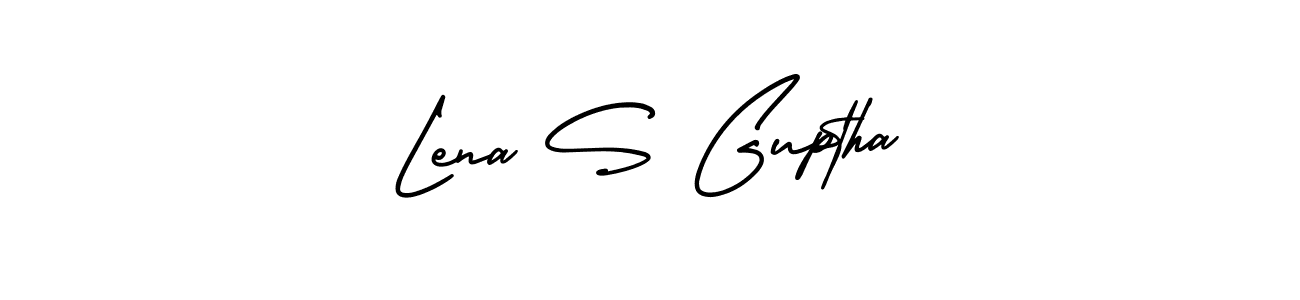 Also we have Lena S Guptha name is the best signature style. Create professional handwritten signature collection using AmerikaSignatureDemo-Regular autograph style. Lena S Guptha signature style 3 images and pictures png
