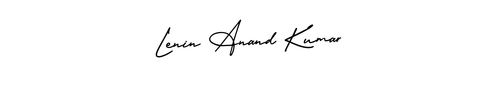 It looks lik you need a new signature style for name Lenin Anand Kumar. Design unique handwritten (AmerikaSignatureDemo-Regular) signature with our free signature maker in just a few clicks. Lenin Anand Kumar signature style 3 images and pictures png