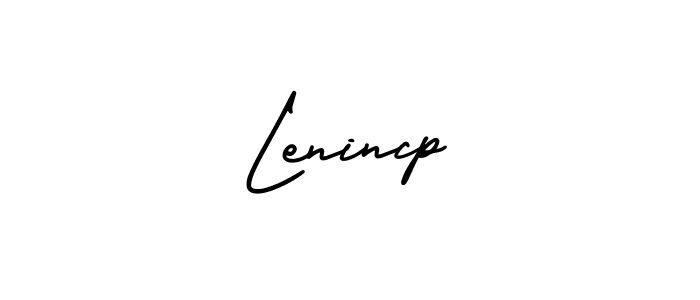 Lenincp stylish signature style. Best Handwritten Sign (AmerikaSignatureDemo-Regular) for my name. Handwritten Signature Collection Ideas for my name Lenincp. Lenincp signature style 3 images and pictures png