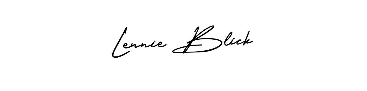 if you are searching for the best signature style for your name Lennie Blick. so please give up your signature search. here we have designed multiple signature styles  using AmerikaSignatureDemo-Regular. Lennie Blick signature style 3 images and pictures png