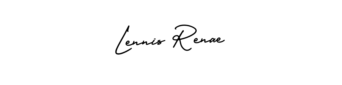 Make a beautiful signature design for name Lennis Renae. With this signature (AmerikaSignatureDemo-Regular) style, you can create a handwritten signature for free. Lennis Renae signature style 3 images and pictures png