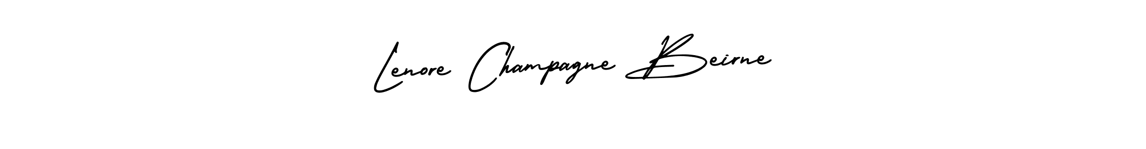 Also You can easily find your signature by using the search form. We will create Lenore Champagne Beirne name handwritten signature images for you free of cost using AmerikaSignatureDemo-Regular sign style. Lenore Champagne Beirne signature style 3 images and pictures png