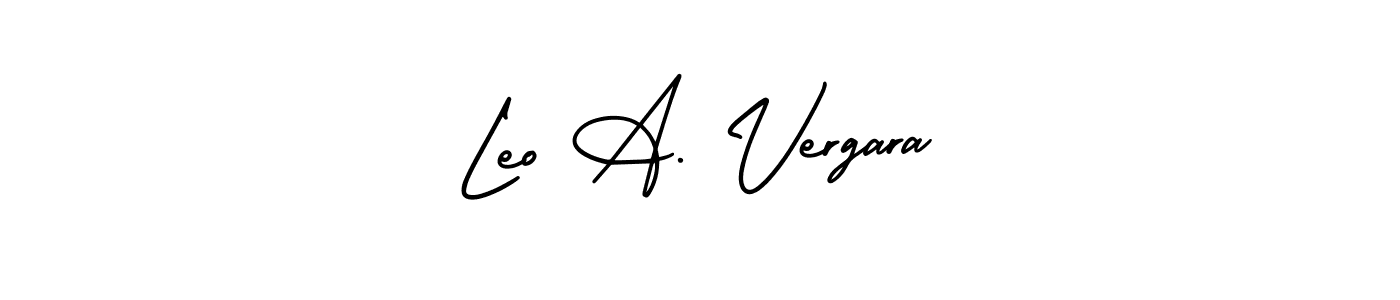 Make a beautiful signature design for name Leo A. Vergara. Use this online signature maker to create a handwritten signature for free. Leo A. Vergara signature style 3 images and pictures png