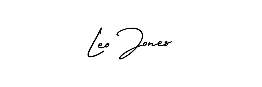 if you are searching for the best signature style for your name Leo Jones. so please give up your signature search. here we have designed multiple signature styles  using AmerikaSignatureDemo-Regular. Leo Jones signature style 3 images and pictures png