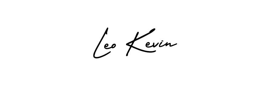 Design your own signature with our free online signature maker. With this signature software, you can create a handwritten (AmerikaSignatureDemo-Regular) signature for name Leo Kevin. Leo Kevin signature style 3 images and pictures png