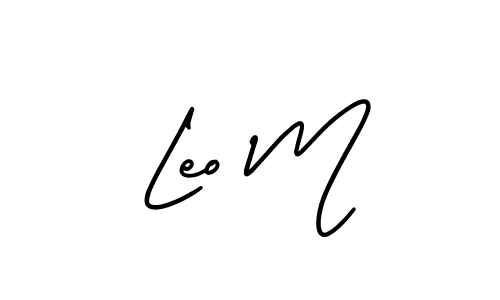 Similarly AmerikaSignatureDemo-Regular is the best handwritten signature design. Signature creator online .You can use it as an online autograph creator for name Leo M. Leo M signature style 3 images and pictures png