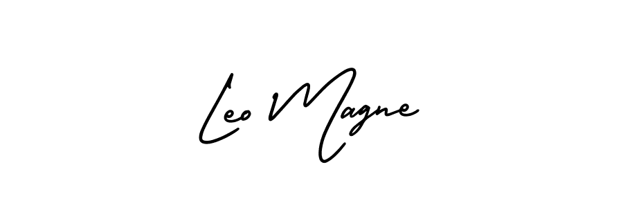 Check out images of Autograph of Leo Magne name. Actor Leo Magne Signature Style. AmerikaSignatureDemo-Regular is a professional sign style online. Leo Magne signature style 3 images and pictures png