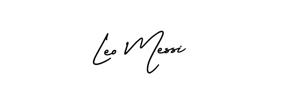 Design your own signature with our free online signature maker. With this signature software, you can create a handwritten (AmerikaSignatureDemo-Regular) signature for name Leo Messi. Leo Messi signature style 3 images and pictures png