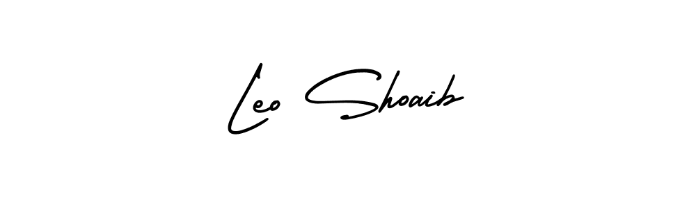 How to Draw Leo Shoaib signature style? AmerikaSignatureDemo-Regular is a latest design signature styles for name Leo Shoaib. Leo Shoaib signature style 3 images and pictures png