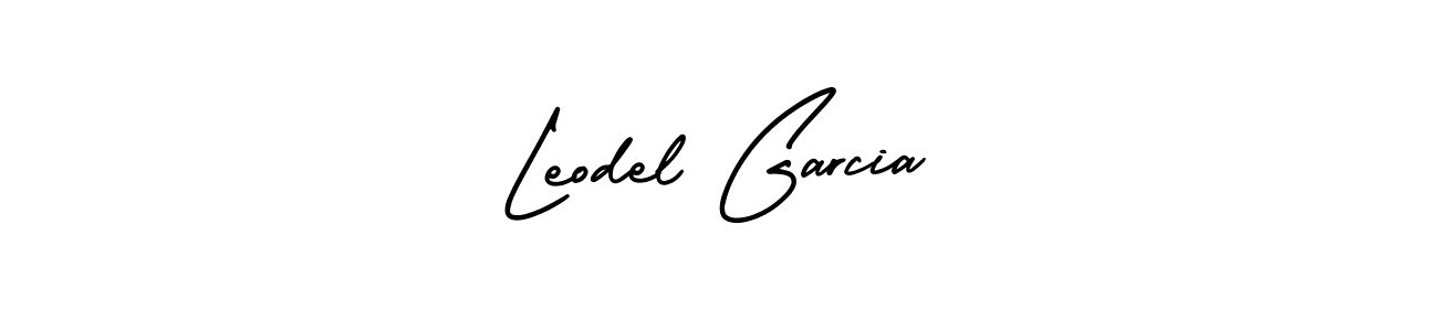 AmerikaSignatureDemo-Regular is a professional signature style that is perfect for those who want to add a touch of class to their signature. It is also a great choice for those who want to make their signature more unique. Get Leodel Garcia name to fancy signature for free. Leodel Garcia signature style 3 images and pictures png