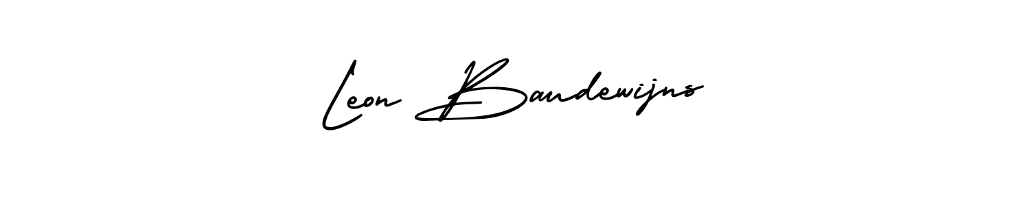 Make a beautiful signature design for name Leon Baudewijns. With this signature (AmerikaSignatureDemo-Regular) style, you can create a handwritten signature for free. Leon Baudewijns signature style 3 images and pictures png