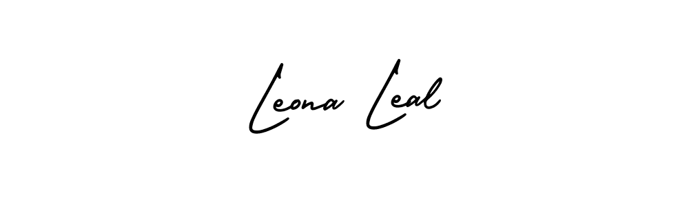 This is the best signature style for the Leona Leal name. Also you like these signature font (AmerikaSignatureDemo-Regular). Mix name signature. Leona Leal signature style 3 images and pictures png