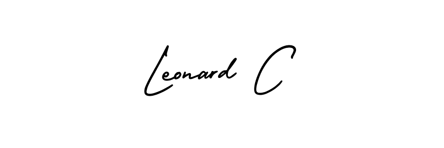 Make a beautiful signature design for name Leonard C. Use this online signature maker to create a handwritten signature for free. Leonard C signature style 3 images and pictures png