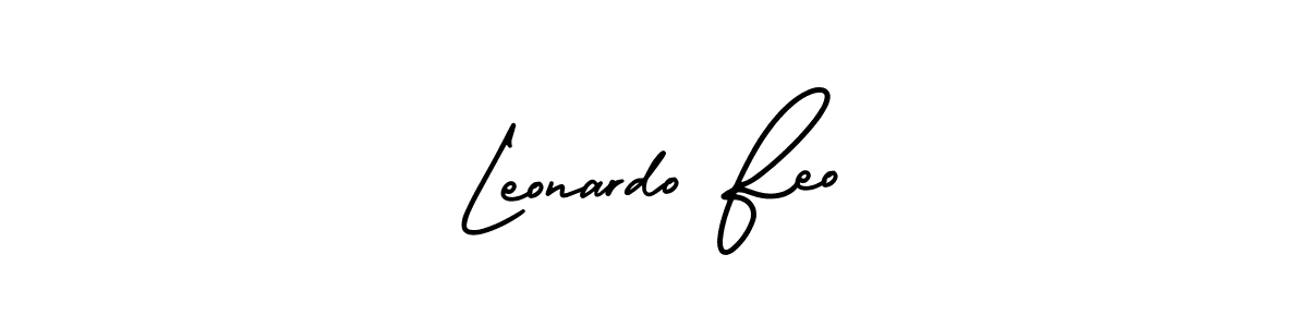 Check out images of Autograph of Leonardo Feo name. Actor Leonardo Feo Signature Style. AmerikaSignatureDemo-Regular is a professional sign style online. Leonardo Feo signature style 3 images and pictures png