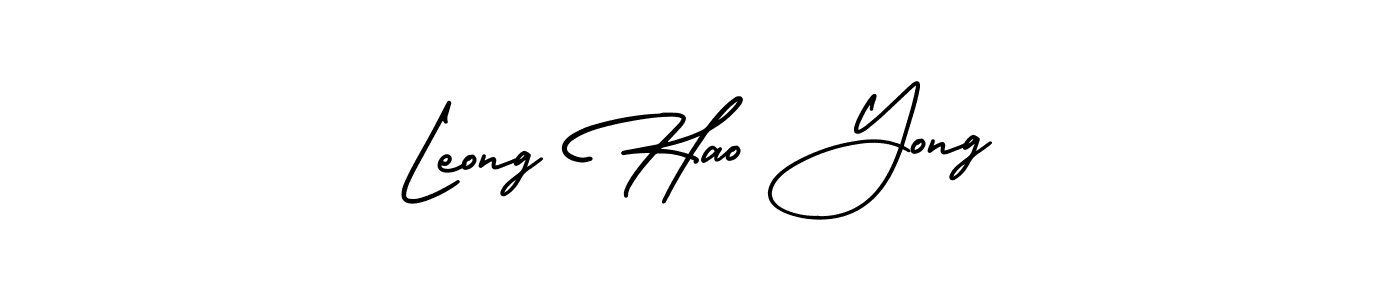 Make a beautiful signature design for name Leong Hao Yong. Use this online signature maker to create a handwritten signature for free. Leong Hao Yong signature style 3 images and pictures png