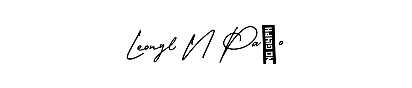 Once you've used our free online signature maker to create your best signature AmerikaSignatureDemo-Regular style, it's time to enjoy all of the benefits that Leonyl N Paño name signing documents. Leonyl N Paño signature style 3 images and pictures png
