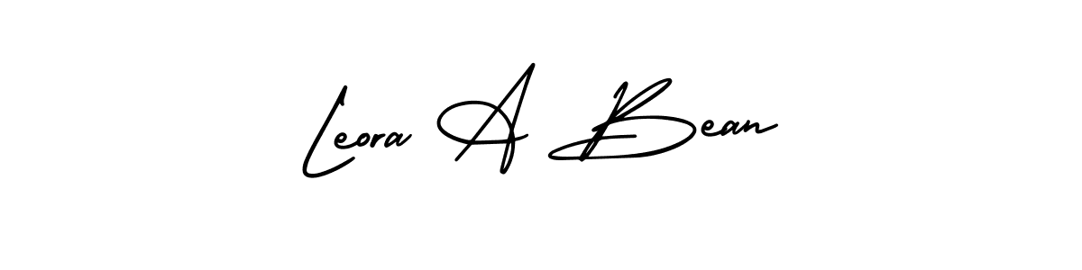Also we have Leora A Bean name is the best signature style. Create professional handwritten signature collection using AmerikaSignatureDemo-Regular autograph style. Leora A Bean signature style 3 images and pictures png