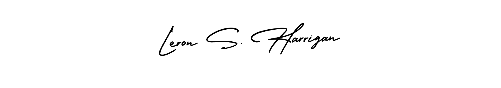 Make a short Leron S. Harrigan signature style. Manage your documents anywhere anytime using AmerikaSignatureDemo-Regular. Create and add eSignatures, submit forms, share and send files easily. Leron S. Harrigan signature style 3 images and pictures png