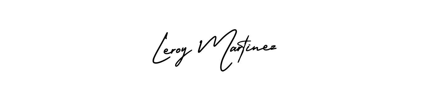 The best way (AmerikaSignatureDemo-Regular) to make a short signature is to pick only two or three words in your name. The name Leroy Martinez include a total of six letters. For converting this name. Leroy Martinez signature style 3 images and pictures png