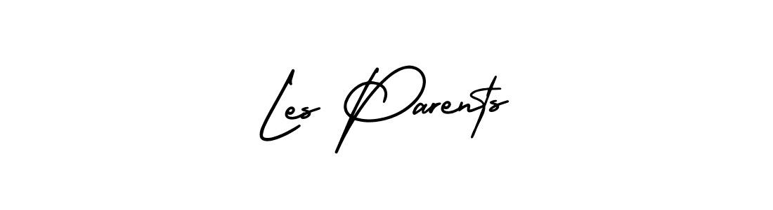 Make a beautiful signature design for name Les Parents. With this signature (AmerikaSignatureDemo-Regular) style, you can create a handwritten signature for free. Les Parents signature style 3 images and pictures png