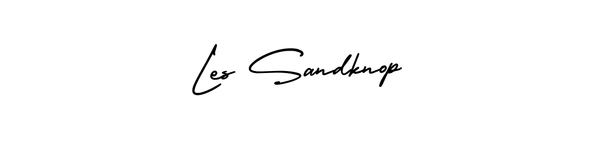 Use a signature maker to create a handwritten signature online. With this signature software, you can design (AmerikaSignatureDemo-Regular) your own signature for name Les Sandknop. Les Sandknop signature style 3 images and pictures png