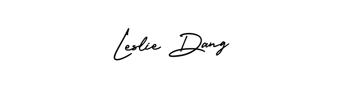 Best and Professional Signature Style for Leslie Dang. AmerikaSignatureDemo-Regular Best Signature Style Collection. Leslie Dang signature style 3 images and pictures png