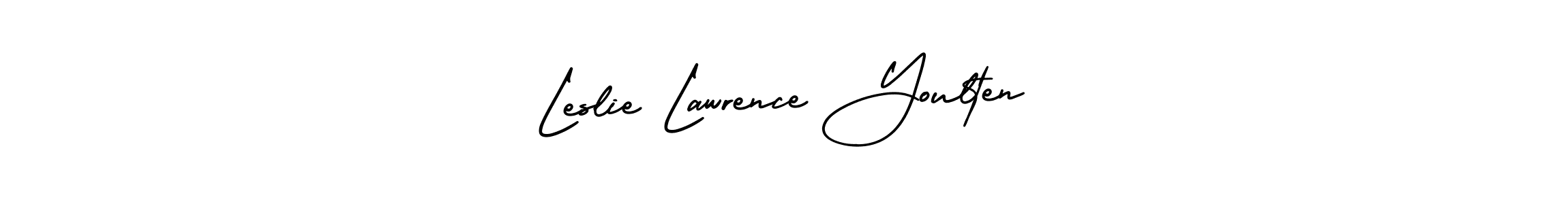 This is the best signature style for the Leslie Lawrence Youlten name. Also you like these signature font (AmerikaSignatureDemo-Regular). Mix name signature. Leslie Lawrence Youlten signature style 3 images and pictures png