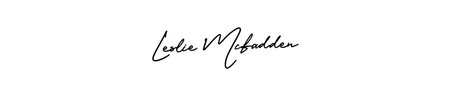 Similarly AmerikaSignatureDemo-Regular is the best handwritten signature design. Signature creator online .You can use it as an online autograph creator for name Leslie Mcfadden. Leslie Mcfadden signature style 3 images and pictures png