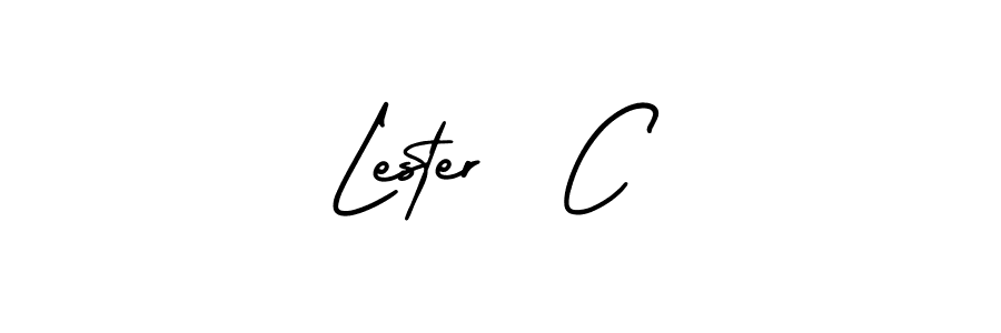 You can use this online signature creator to create a handwritten signature for the name Lester  C. This is the best online autograph maker. Lester  C signature style 3 images and pictures png