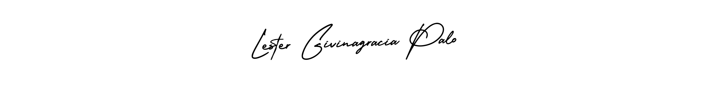 Check out images of Autograph of Lester Givinagracia Palo name. Actor Lester Givinagracia Palo Signature Style. AmerikaSignatureDemo-Regular is a professional sign style online. Lester Givinagracia Palo signature style 3 images and pictures png