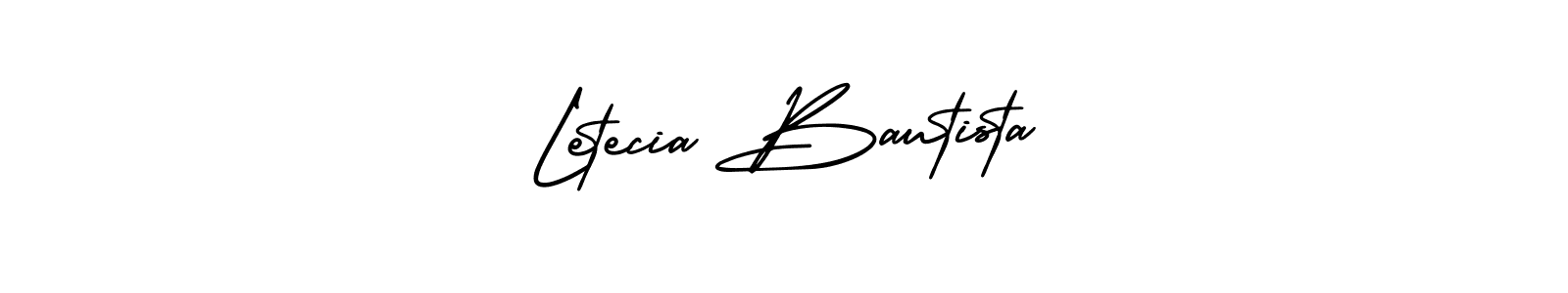 Best and Professional Signature Style for Letecia Bautista. AmerikaSignatureDemo-Regular Best Signature Style Collection. Letecia Bautista signature style 3 images and pictures png